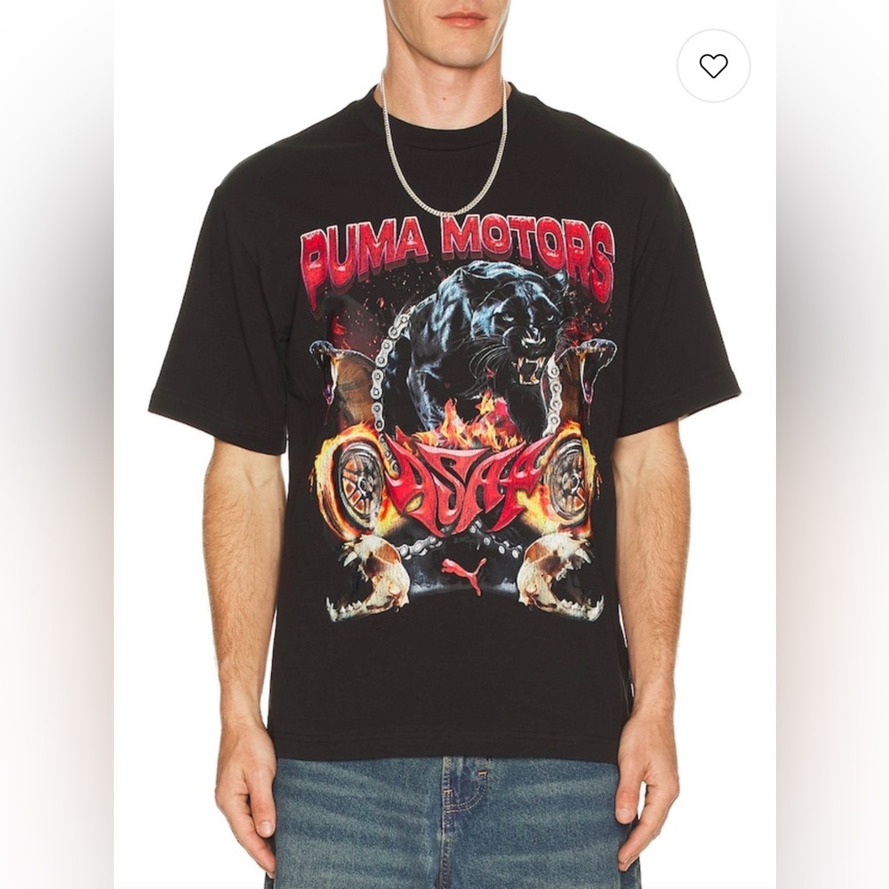 Puma A$Ap Rocky Motors Tee in Puma Black
Puma Select